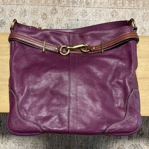 Coach Purple Shoulder Bag